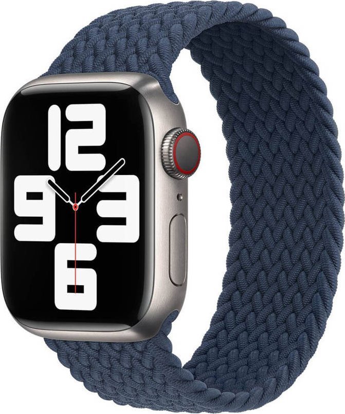 APPLE PASEK APPLE WATCH 3K499ZM/A BRAIDED SOLO LOOP 41MM SIZE 9 Abyss Blue ORYGINALNA PLOMBA