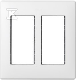 Kontakt Simon KONTAKT_SIMON Ramka obudowy S500 2-modułowa CONNECT Biały 51010102-030
