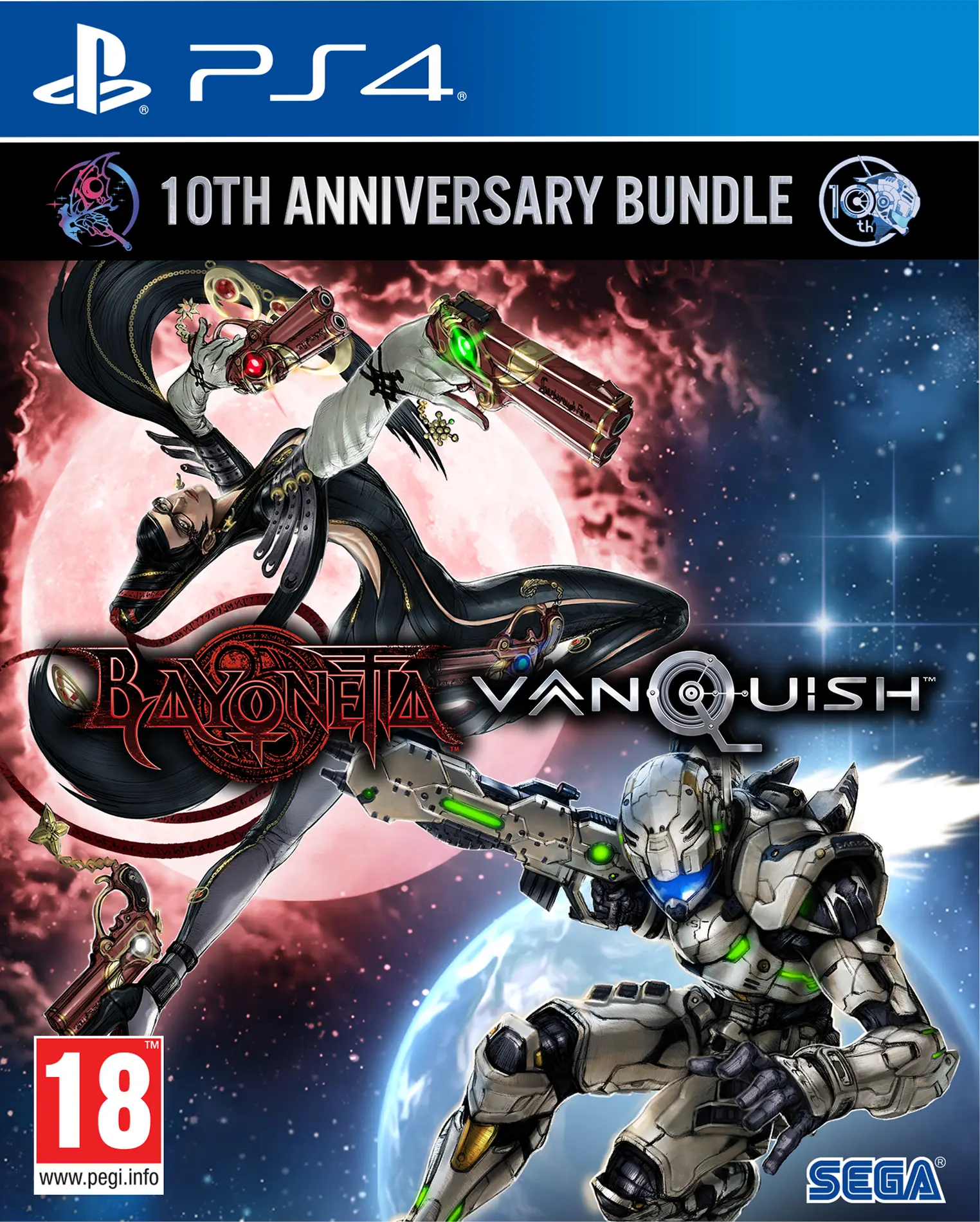Pakiet z okazji 10-lecia Bayonetta & Vanquish (PS4)