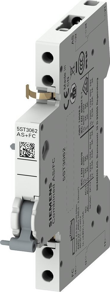 Siemens Blok styków pomocniczych 1CO + alarmowych 1CO AC 230/400 V DC 24-220 V 5ST3062