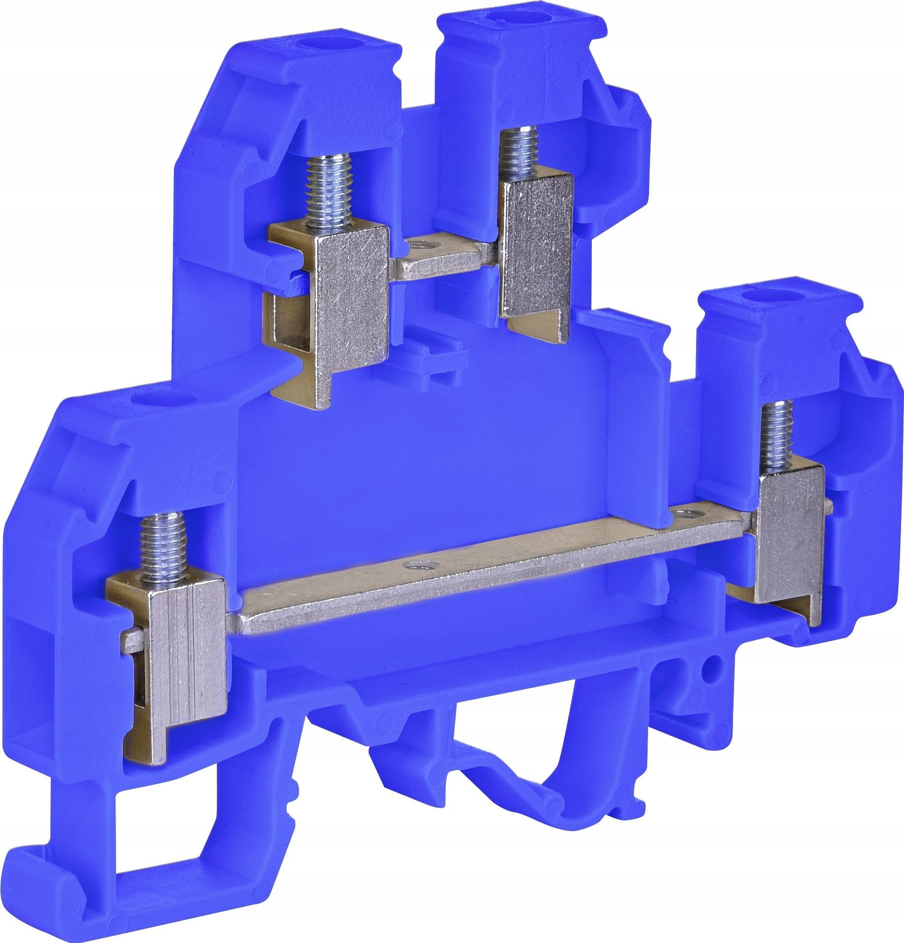 ETI polam Złączka szynowa gwintowa 2-piętrowa 4mm2 niebieska VS 4 NA N 003901278 003901278