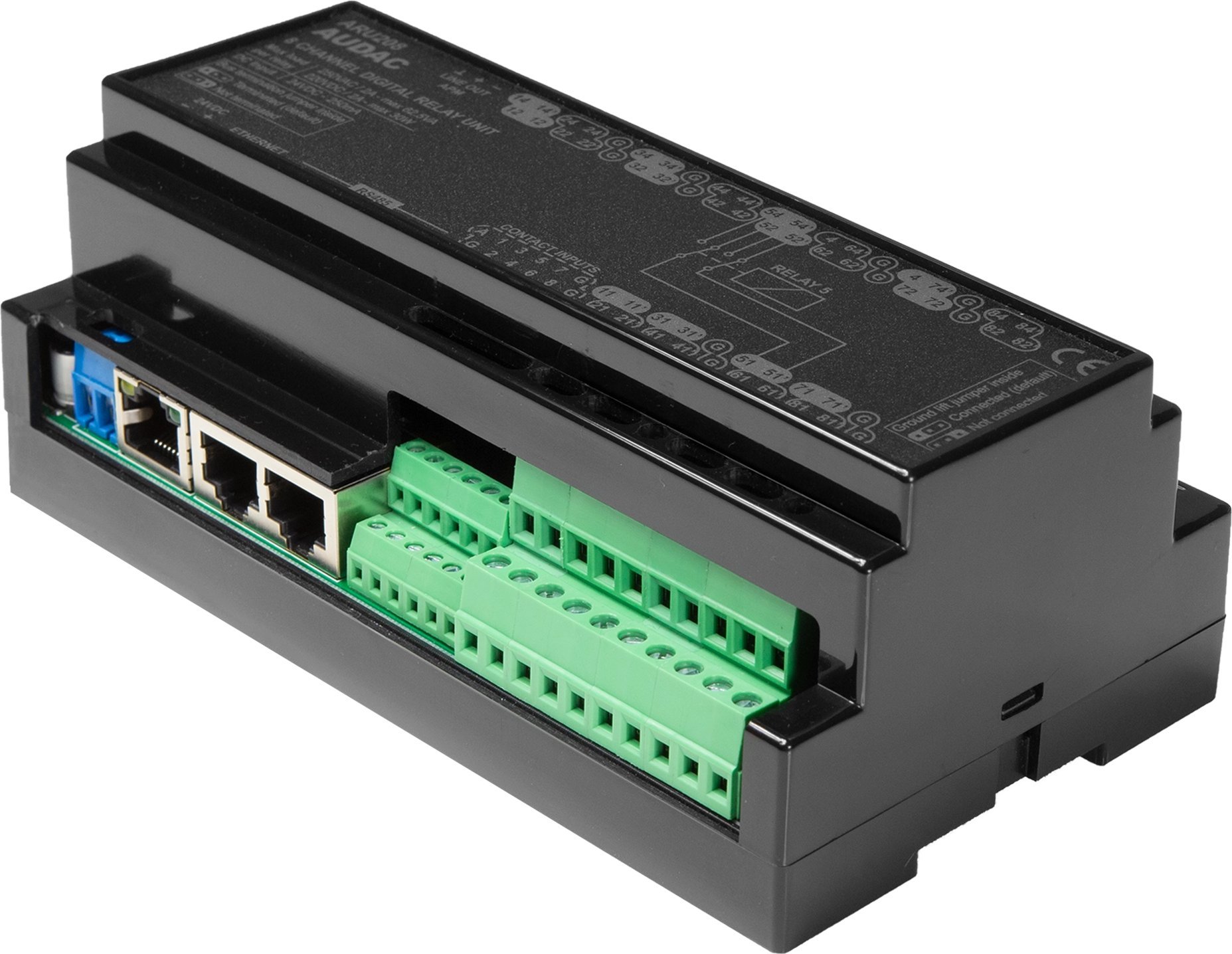 PVS AUDAC ARU208 Multi-channel digital relay unit 8 relays ARU208