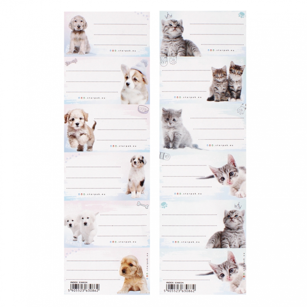 NAKLEJ NA ZESZYT CUTIES STK PB A 25 25/2500