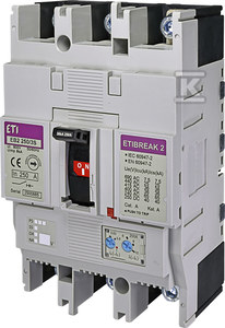 ETI polam Wyłącznik mocy 3P 250A 36kA /wyzwalacz termo-magnetyczny/ EB2 250/3S 004671083 004671083