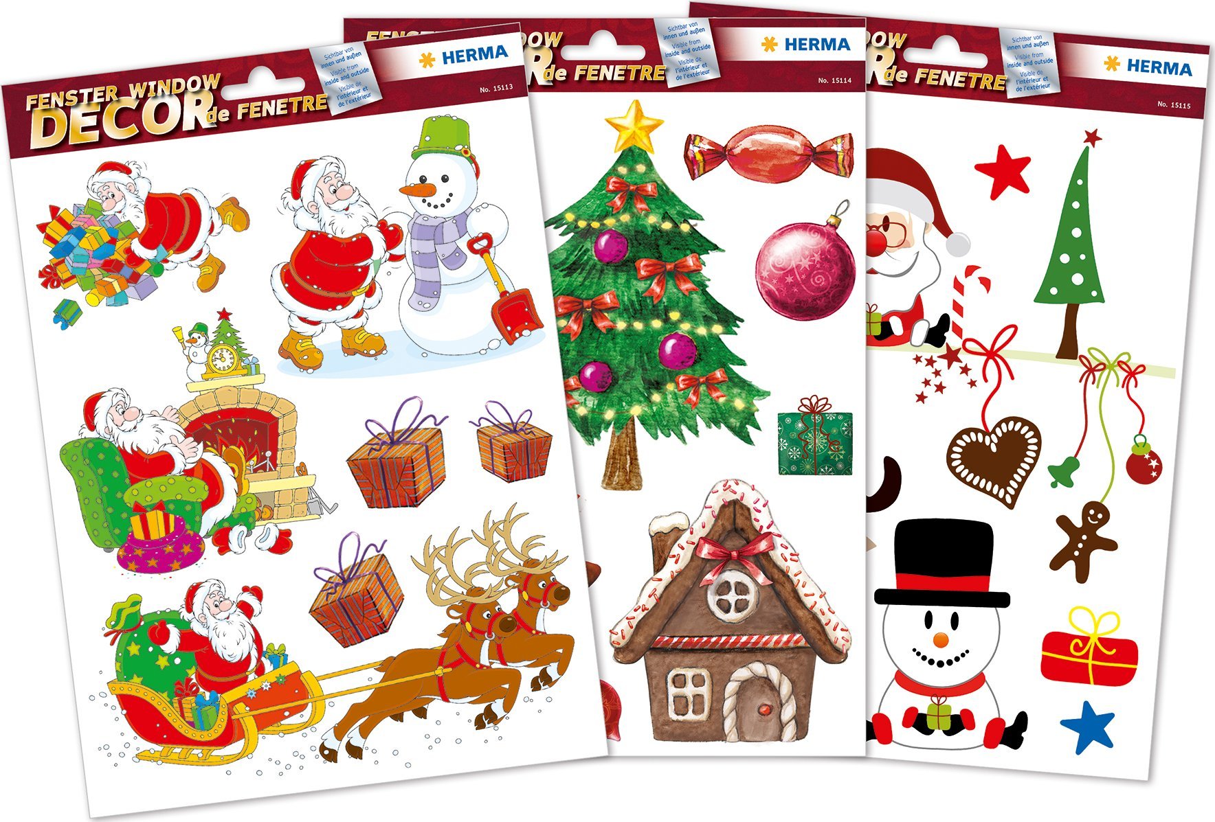 Herma HERMA Fensterbilder Weihnachten Kindermotive 25St.