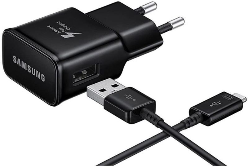 EP-TA20EBE + kabel EP-DG950CBE ład. siec. Samsung 2A type-c 1m czarny bulk