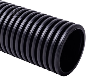 Kopos Rura karbowana z podwójnym plaszczem KOPOFLEX KF UV 450N 63/52mm czarna CZA /50M/ KFUV 63CZA (50M)