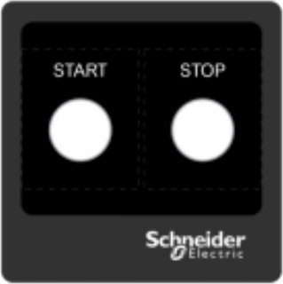 Schneider Electric Harmony XB5 Tabliczka z legendą 100 X 100 Szablon 1 ZBYLEG101001 ZBYLEG101001