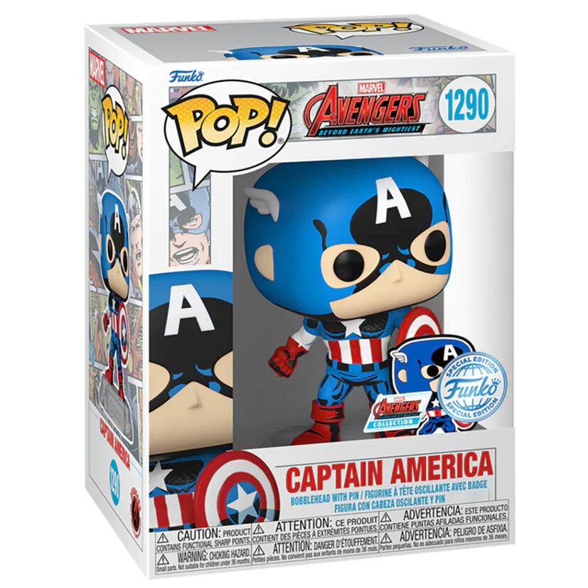 Figurka POP Marvel Los Vengadores Avengers Captain America Exclusive