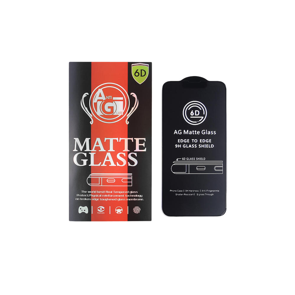Szko hartowane 6D matowe do Xiaomi Redmi 9 / 9A / 9AT / 9C / 9i / 10A / 10X 5G czarna ramka