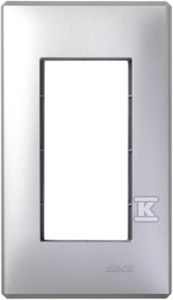 Kontakt Simon KONTAKT_SIMON Ramka obudowy S500 1-modułowa CONNECT Aluminium 51010101-033