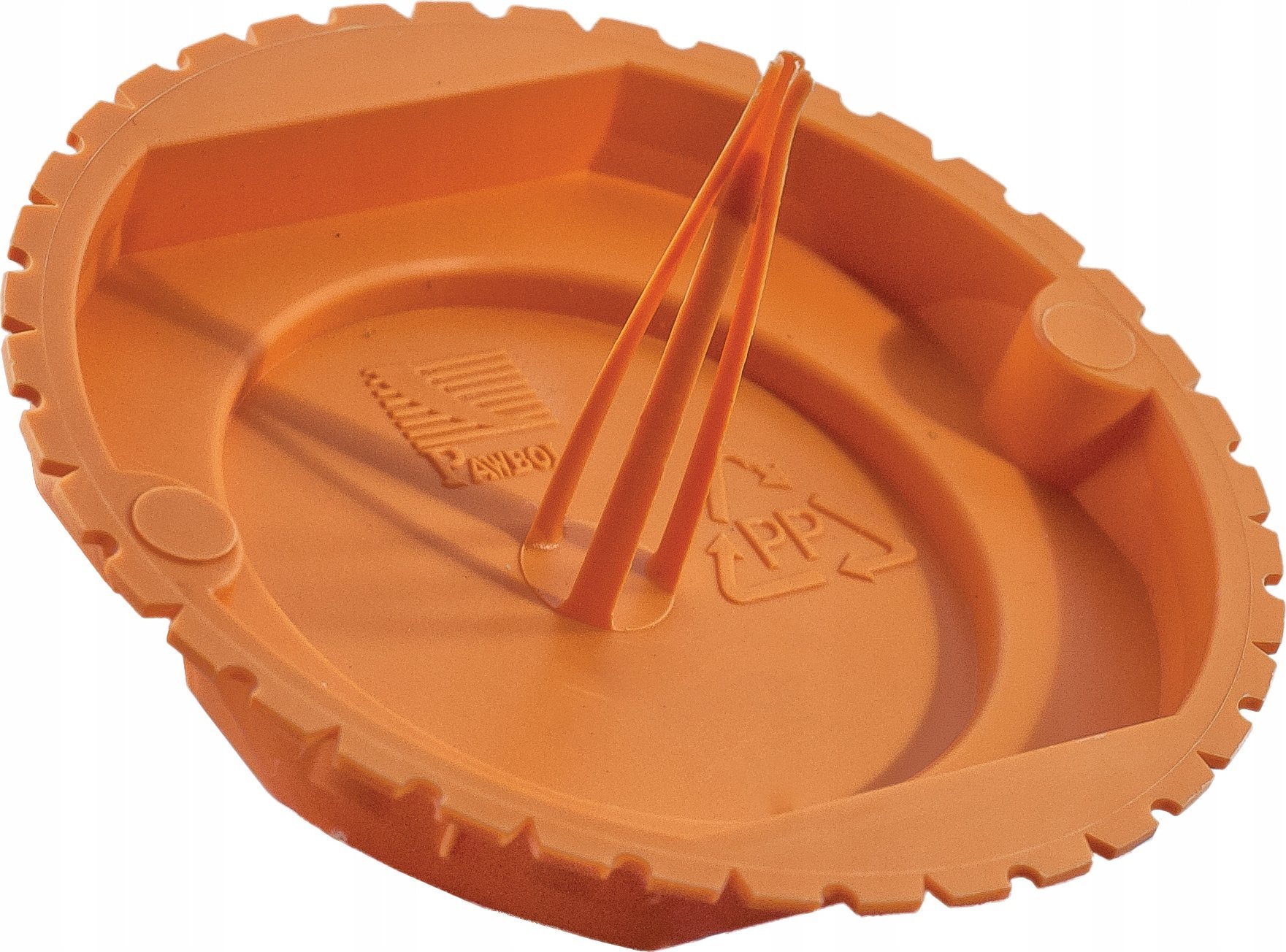 Pokrywa montażowa fi 68, pomarańczowa