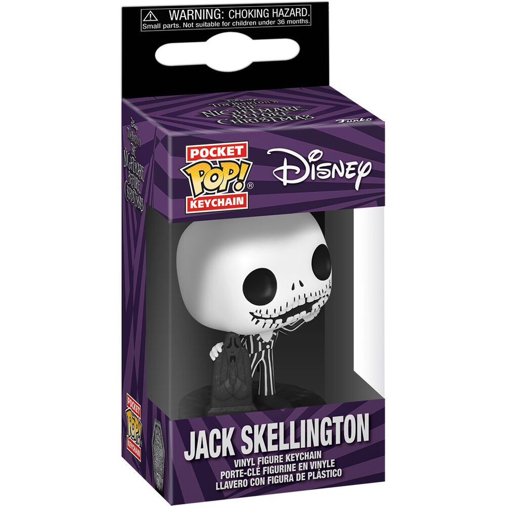 Kieszonkowy brelok POP Disney Nightmare przed Boym Narodzeniem 30. rocznica Jack Skellington