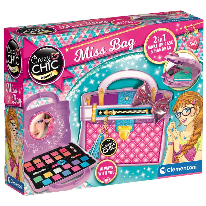 Zestaw do Makijau dla Dzieci Clementoni Crazy Chic Lustro