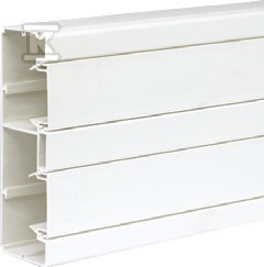kontakt-simon Simon Connect Kanał kablowy dwukomorowy Cabloplus PVC 160x55mm czysta biel TK12122/9 TK12122/9