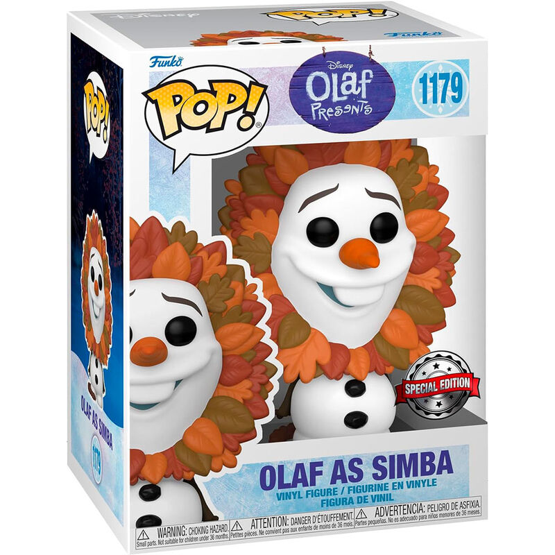 Figurka POP Disney Olaf przedstawia Olafa jako Simb Exclusive