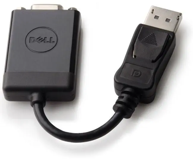 Adapter Dell Display Port na VGA 492-11715, DisplayPort, VGA, męski/męski, czarny