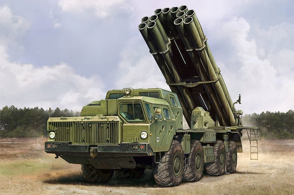 Model plastikowy Russian 9A52-2 Smerch-Mmultiple rock