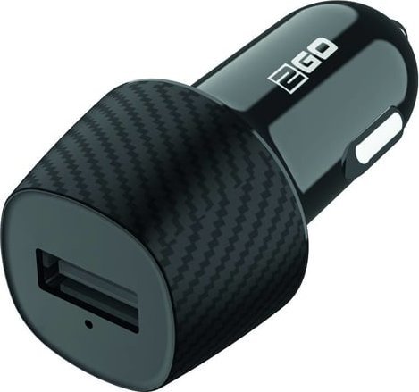 Ładowarka samochodowa 2GO 2100mA 1x USB-A 12V czarna