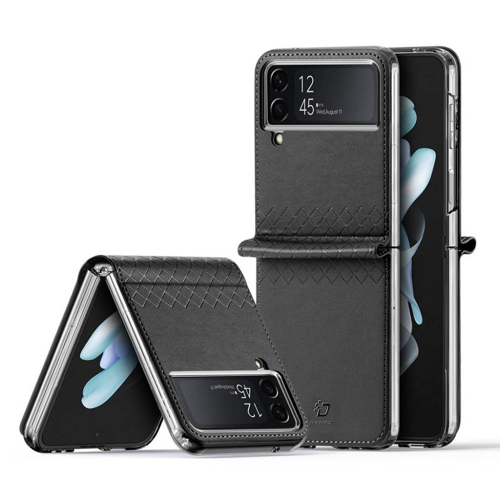 Dux Ducis Bril etui Samsung Galaxy Z Flip4 z klapk portfel pokrowiec na ty czarny