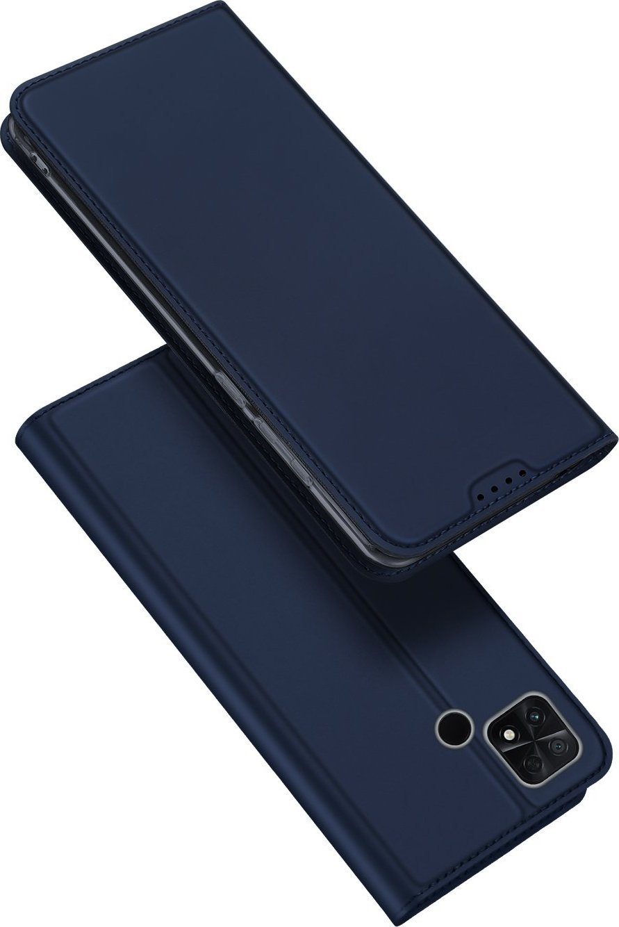 Dux Ducis Skin Pro etui Xiaomi Poco C40 pokrowiec z klapk portfel na kart podstawka niebieskie