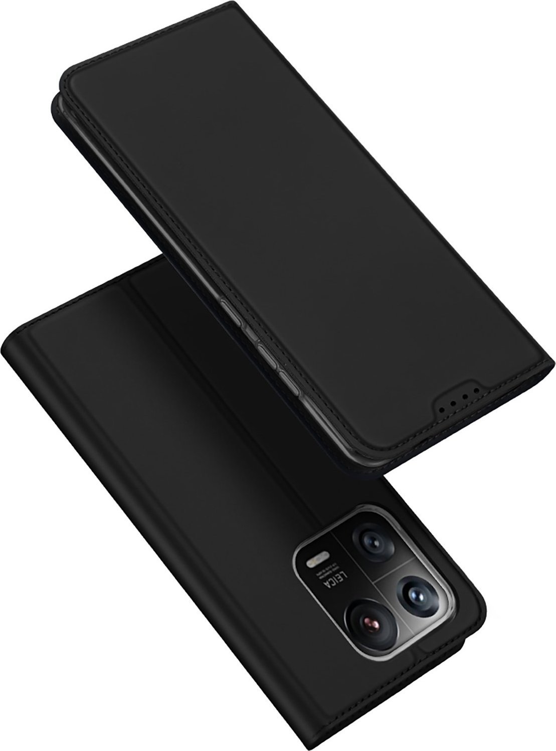 Dux Ducis Skin Pro etui Xiaomi 13 Pro pokrowiec z klapk portfel na kart podstawka czarne