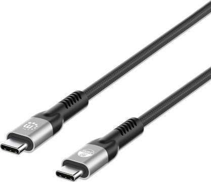 MANHATTAN USB4 USB-C męski/kabel wtykowy 240W 40G 8K 1m