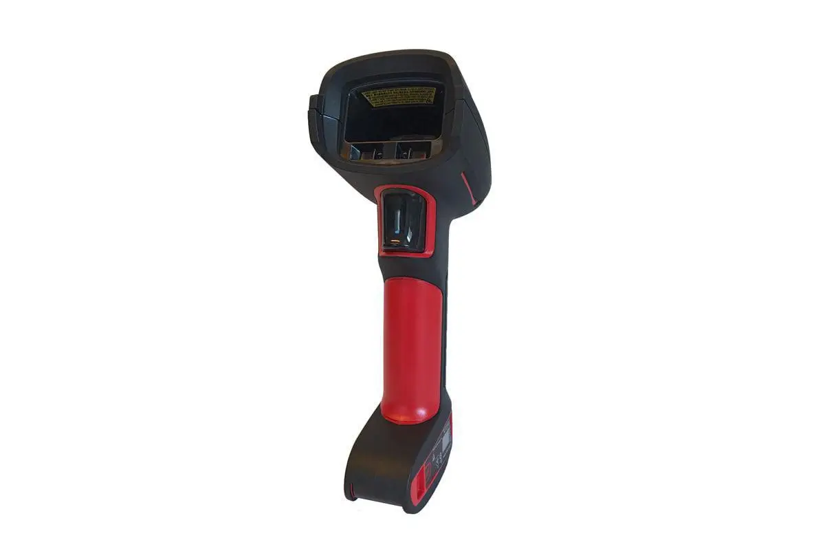 Zestaw USB Honeywell: uwięzi. Ultra wytrzymały/przemysłowy. Ostrość 1D, PDF417, 2D, XR (FlexRanget), z wibracjami. Czerwony skaner (1990iXR-3), USB