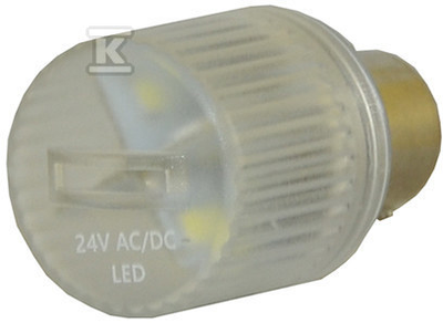 Dajar emas elektroteknik Dioda błyskająca Ba15s 220 V AC biała T0-IKMF220B T0-IKMF220B