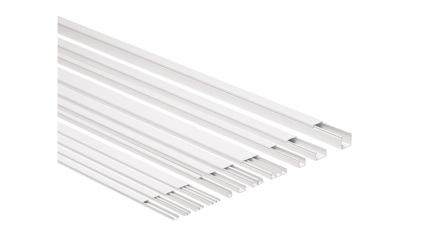 ElettroCanali Kanał kablowy MC 22x10 biały 2m ECMC2210-1B ECMC2210-1B