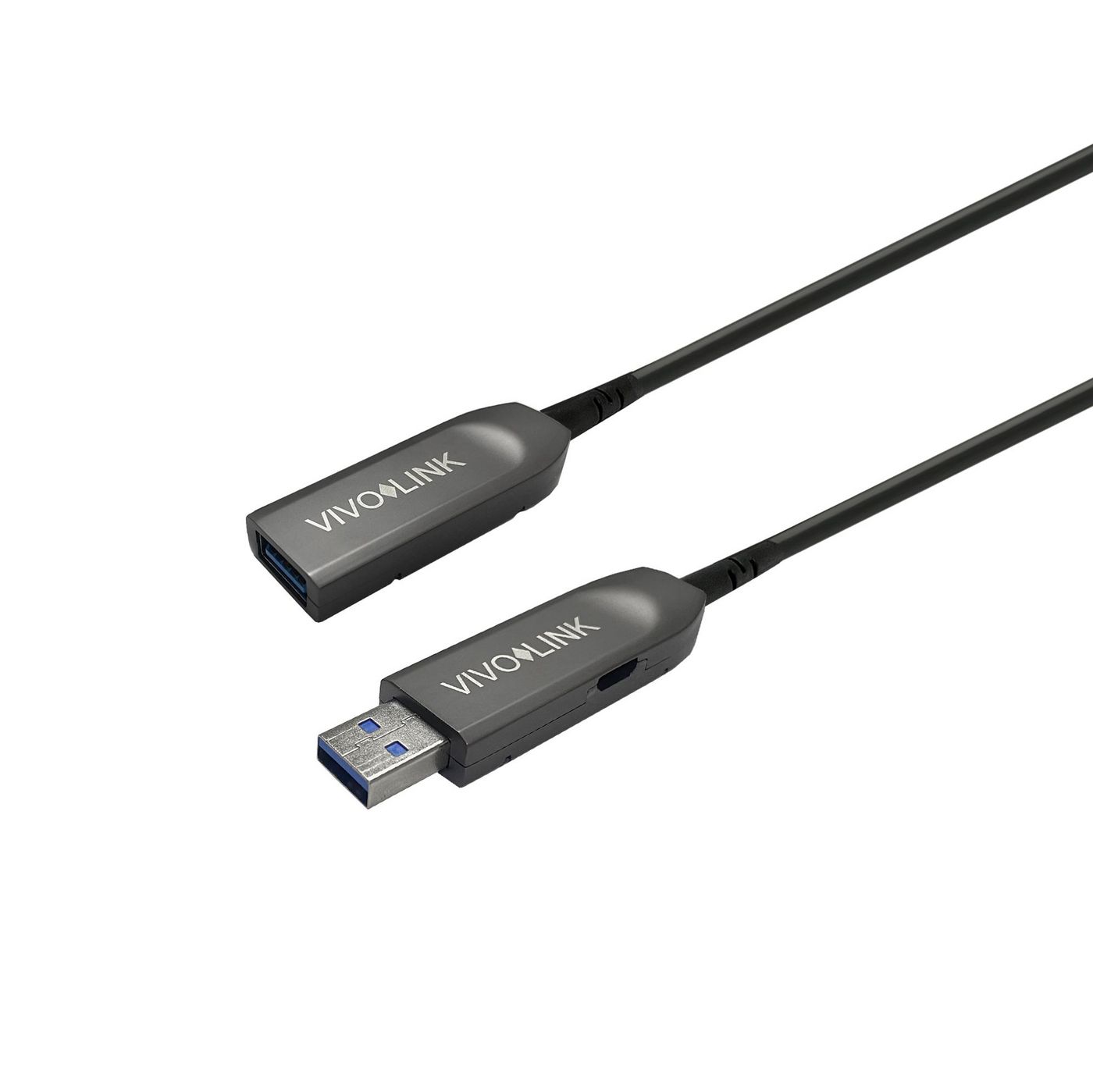 Kabel USB VivoLink USB-A - USB-A 5 m Biało-czarny (PROUSB3AAF5)