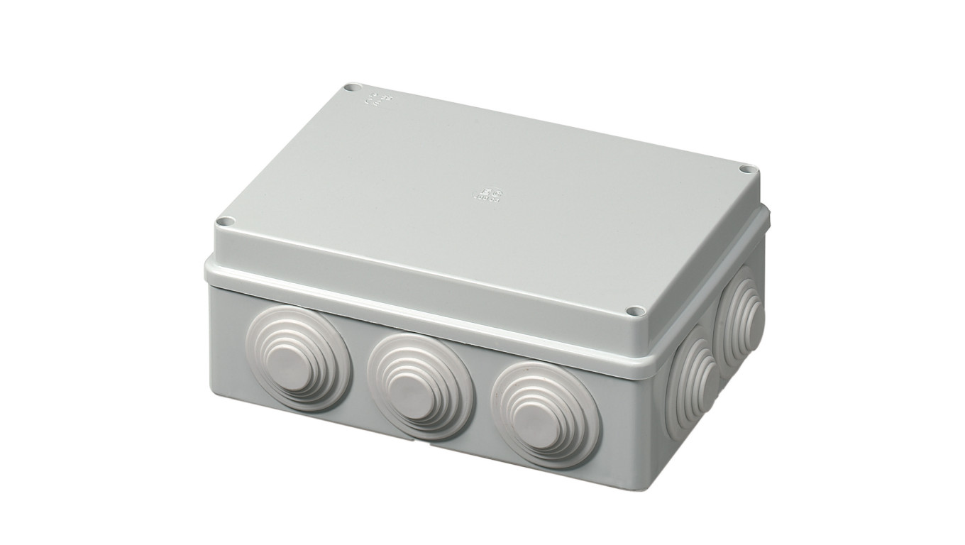 elettrocanali Puszka natynkowa z pokrywą i śrubami seria 400 IP55 190x140x70 EC400C6 EC400C6