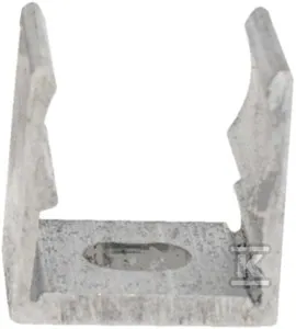 kopos Uchwyt rurowy fi22,5mm stal 5216E PC AL 5216E PC AL