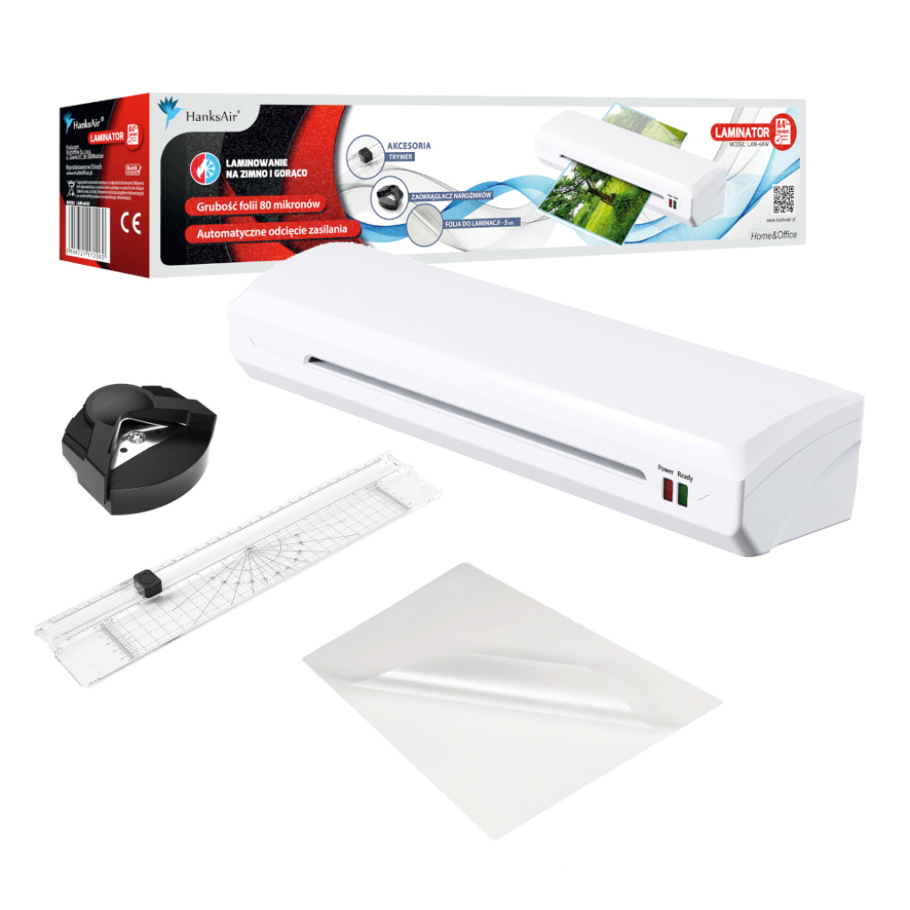ART A4 LAMINATOR + FILM + ACCESSORIES - HANKSAIR