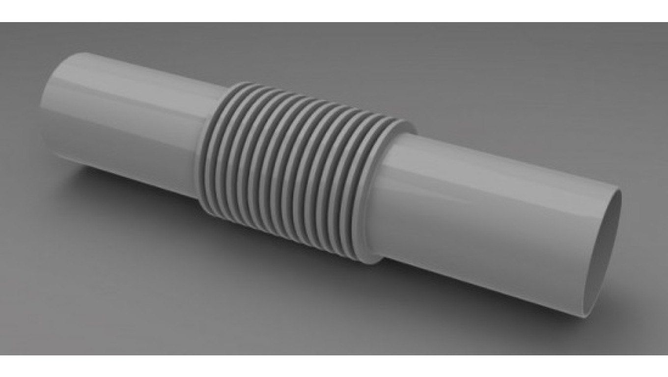 AKS AKS_ZIELONKA Złączka elastyczna ZCL-50 szary 444087