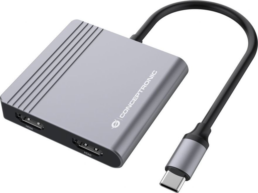Conceptronic DONN13G 4-w-1 USB 3.2 Stacja dokująca