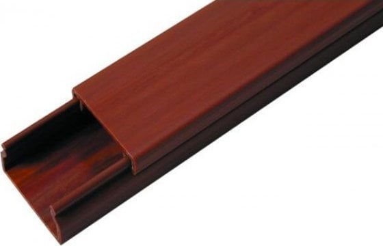 AKS AKS_ZIELONKA Korytko kablowe KE 40/40 drewno ciemne 2m ZIELONKA 111491