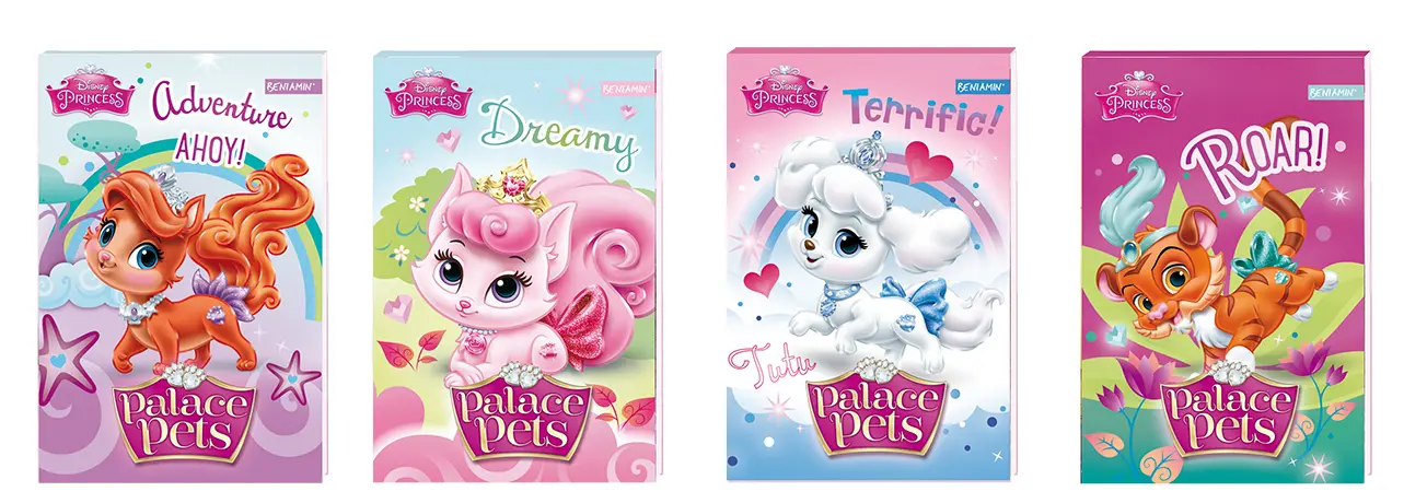 Notes A6/30 kartek Z Poddrukiem Księżniczki Palace Pets