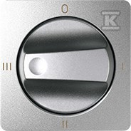 Simon D82-osprzet uzupełniając Pokrywa łącznika pokrętnego (4 pozycje) aluminium 82079-93 82079-93