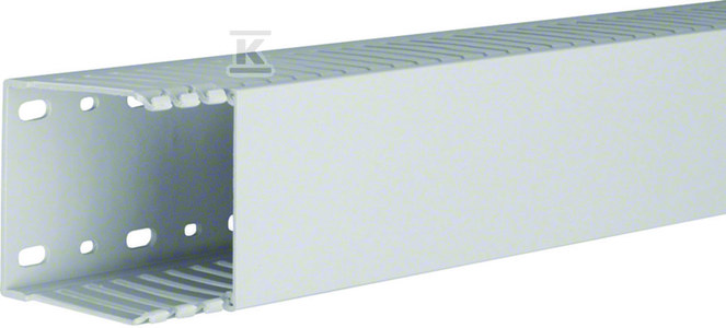 Hager polo Kanał grzebieniowy bezhalogenowy 75x75mm PC-ABS jasnoszary HNG75075 HNG75075