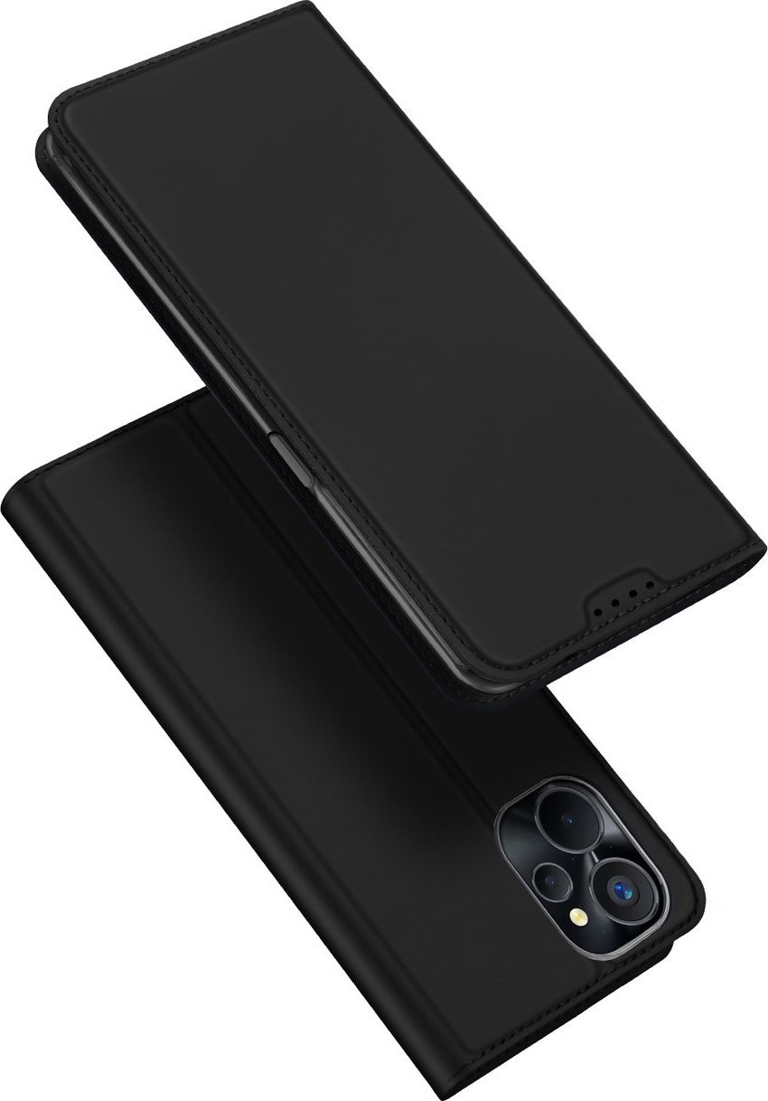 Dux Ducis Skin Pro etui do Realme 10 5G / Realme 9i 5G pokrowiec z klapk portfel na kart podstawka czarne