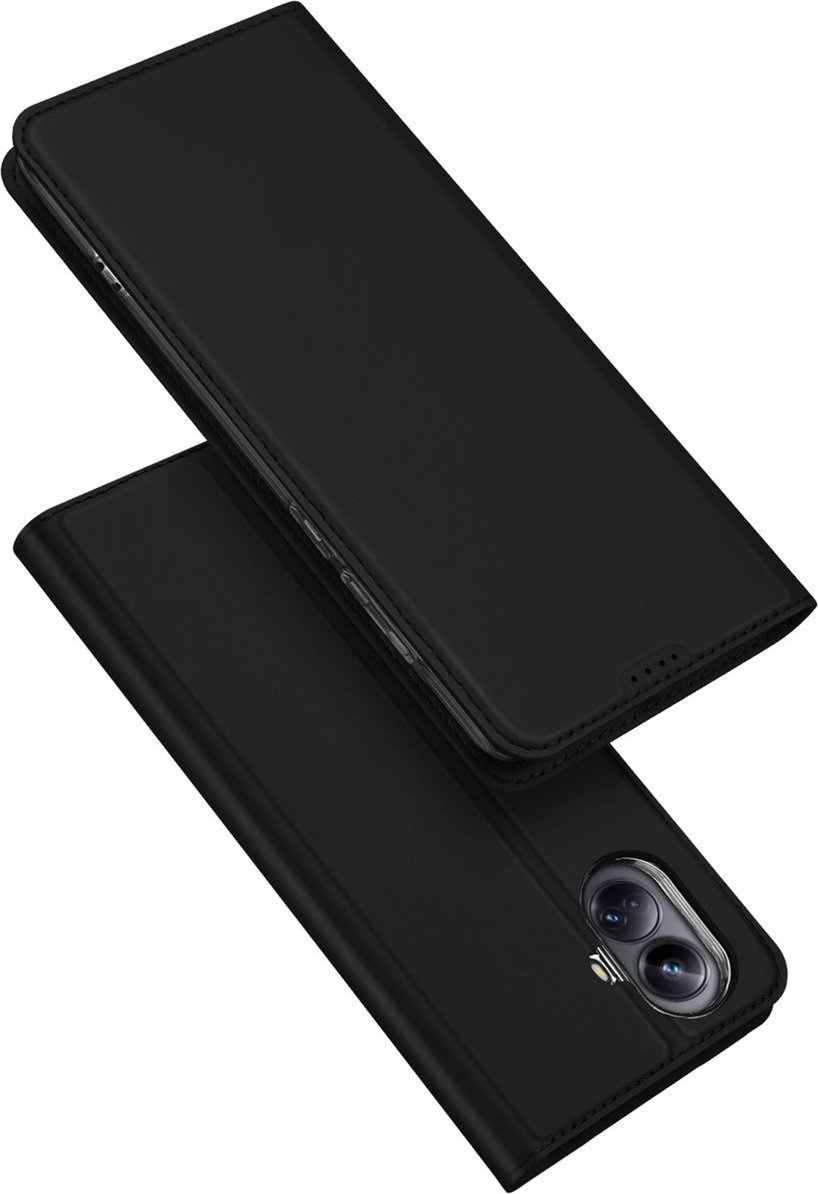 Dux Ducis Skin Pro etui do Realme 10 Pro+ pokrowiec z klapk portfel na kart podstawka czarne