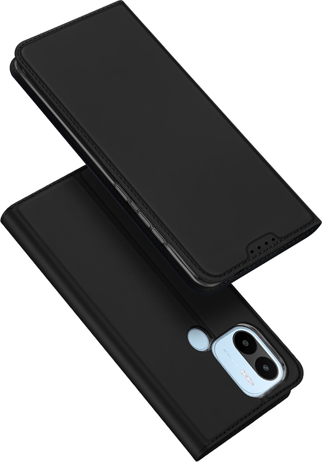 Dux Ducis Skin Pro etui do Xiaomi Redmi A1+ pokrowiec z klapk portfel na kart podstawka czarne