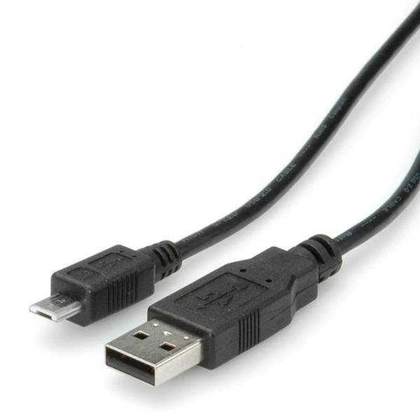 Roline Kabel USB 2.0 Typ A-M Micro USB B M, 3.0m