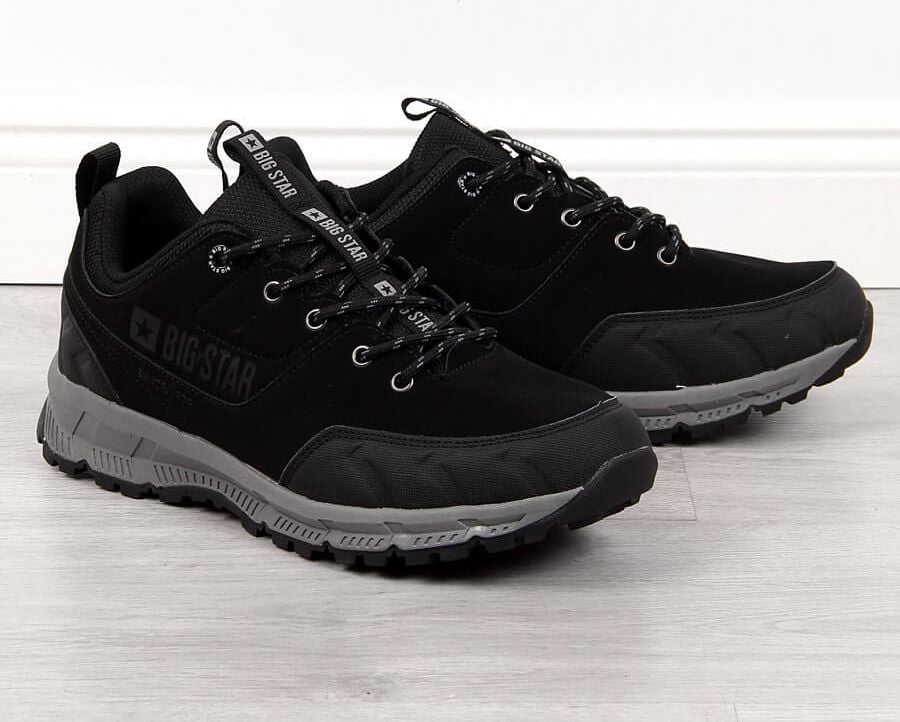 Buty trekkingowe męskie Big Star Buty sportowe męskie casual czarne Big Star II174182 44