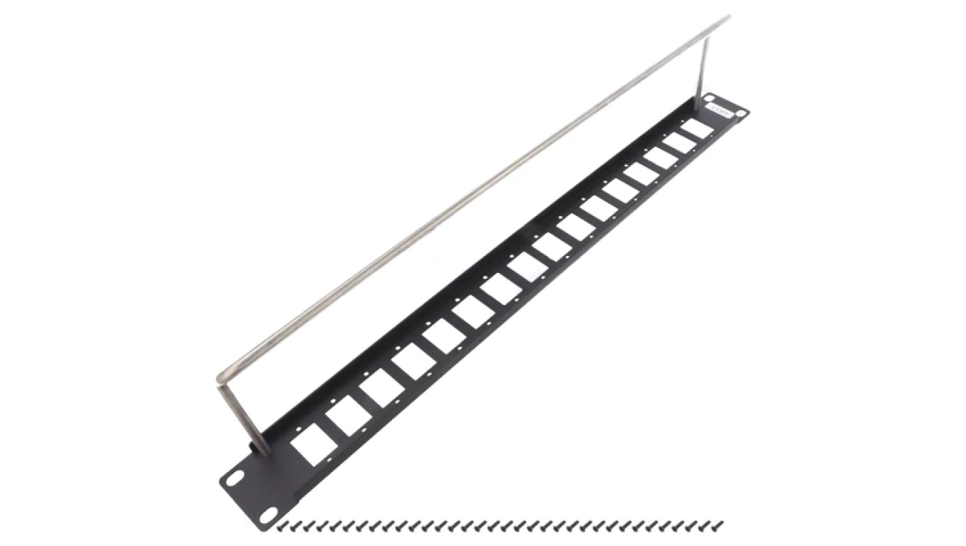 Patch panel adapter montażowy SLIM RACK przykręcany 29mm CP30159