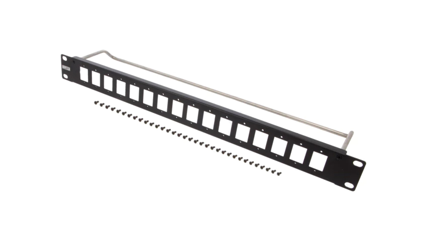 Patch panel adapter montażowy SLIM RACK przykręcany 29mm CP30160