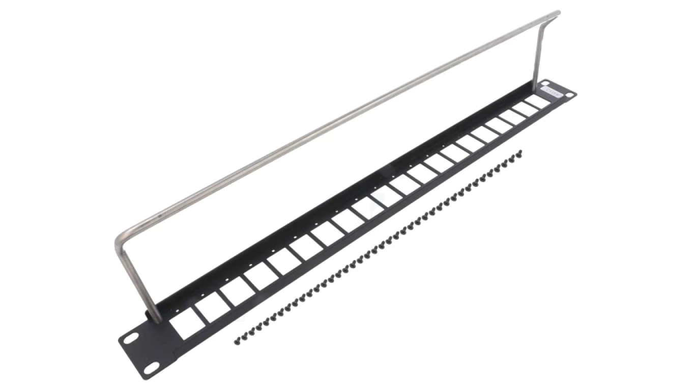 Patch panel adapter montażowy SLIM RACK przykręcany 29mm CP30163