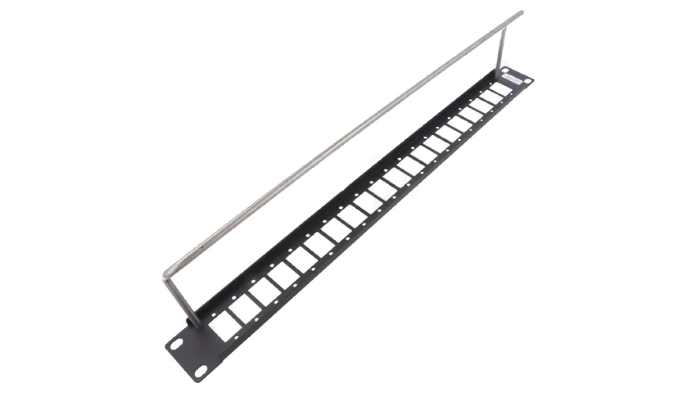 Patch panel adapter montażowy SLIM RACK przykręcany 29mm CP30161