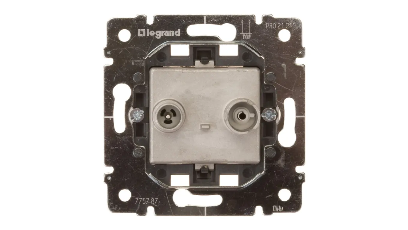 Legrand POLSKA SI: Gniazdo antenowe RTV końcowe, mechanizm